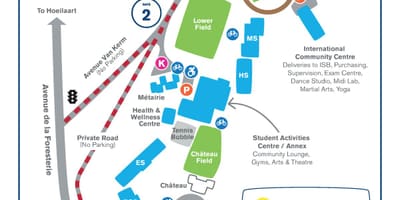 Bruxelles学校地图