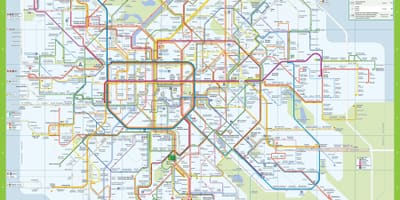 Bruxelles运输地图